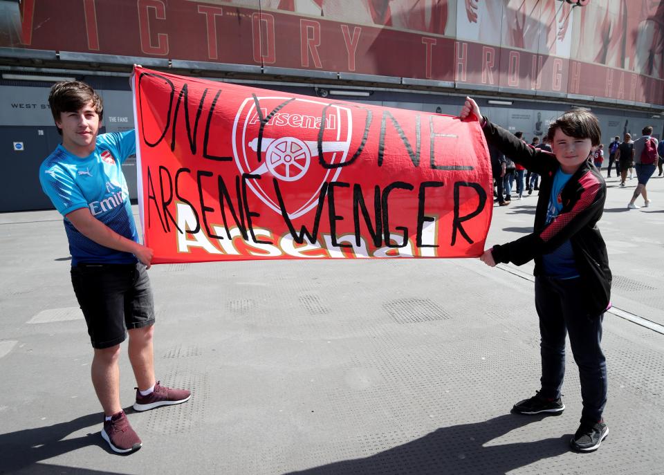  The Wenger Out brigade took a back seat after finally getting their way