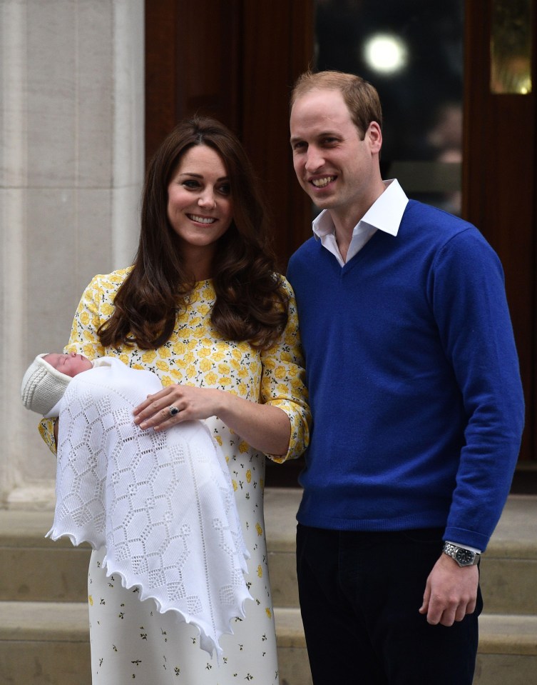 On May 2015 the Duchess of Cambridge wore a yellow, floral Jenny Packham dress when she presented Princess Charlotte to the world