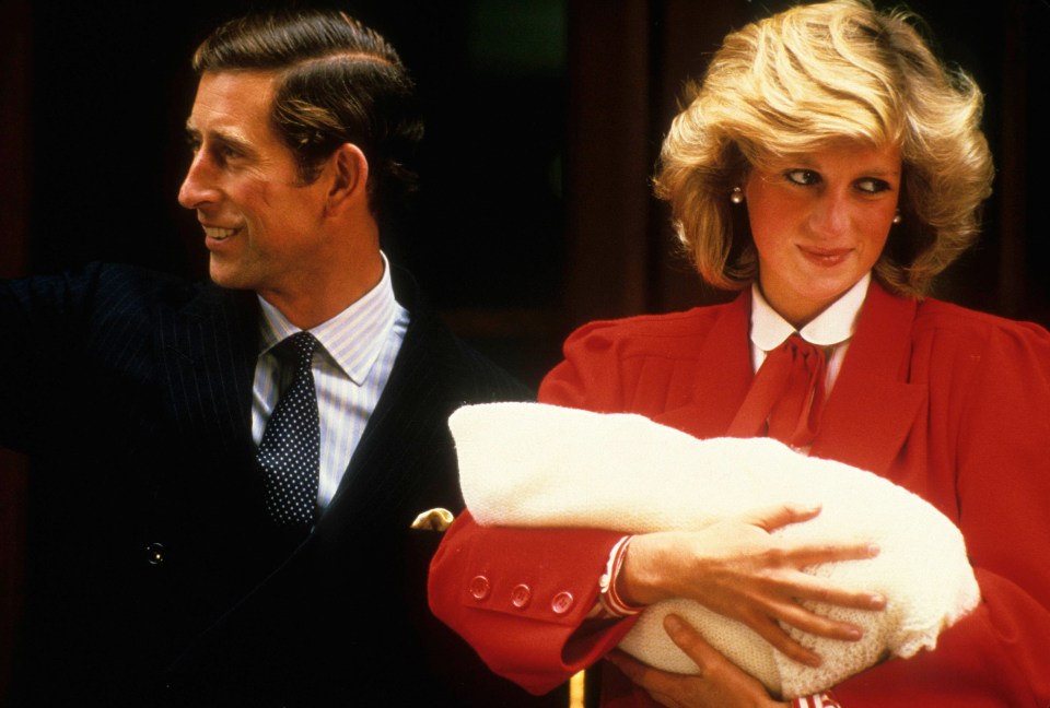 She was the spitting image of Prince William’s late mum Diana after the birth of Prince Harry in 1984