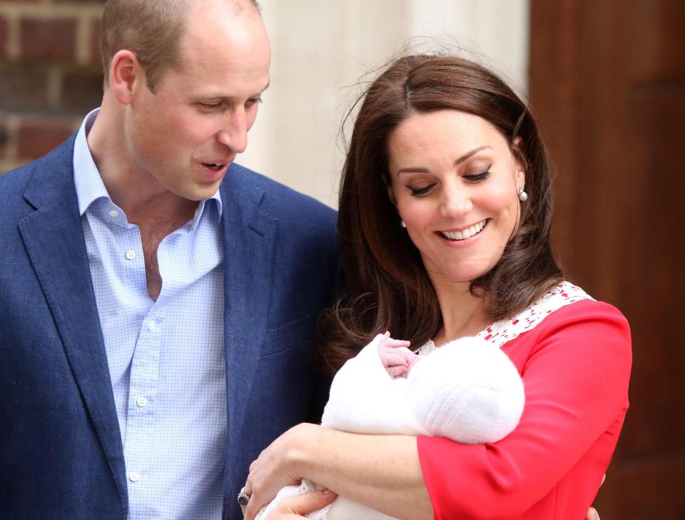 The Duke and Duchess of Cambridge introduced their new arrival to the world yesterday