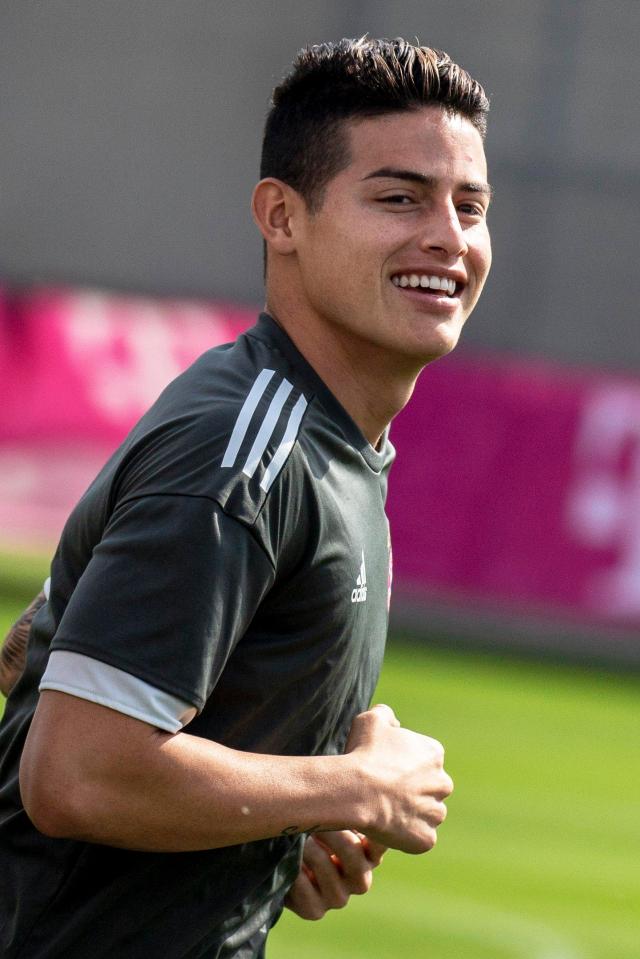 James Rodriguez will be hoping to feature for Bayern Munich against his parent club Real Madrid