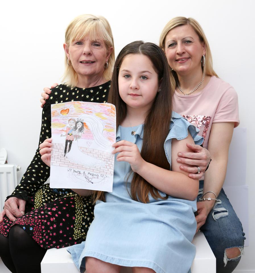  Lexie with proud mum Claire, right, and nan Shirley