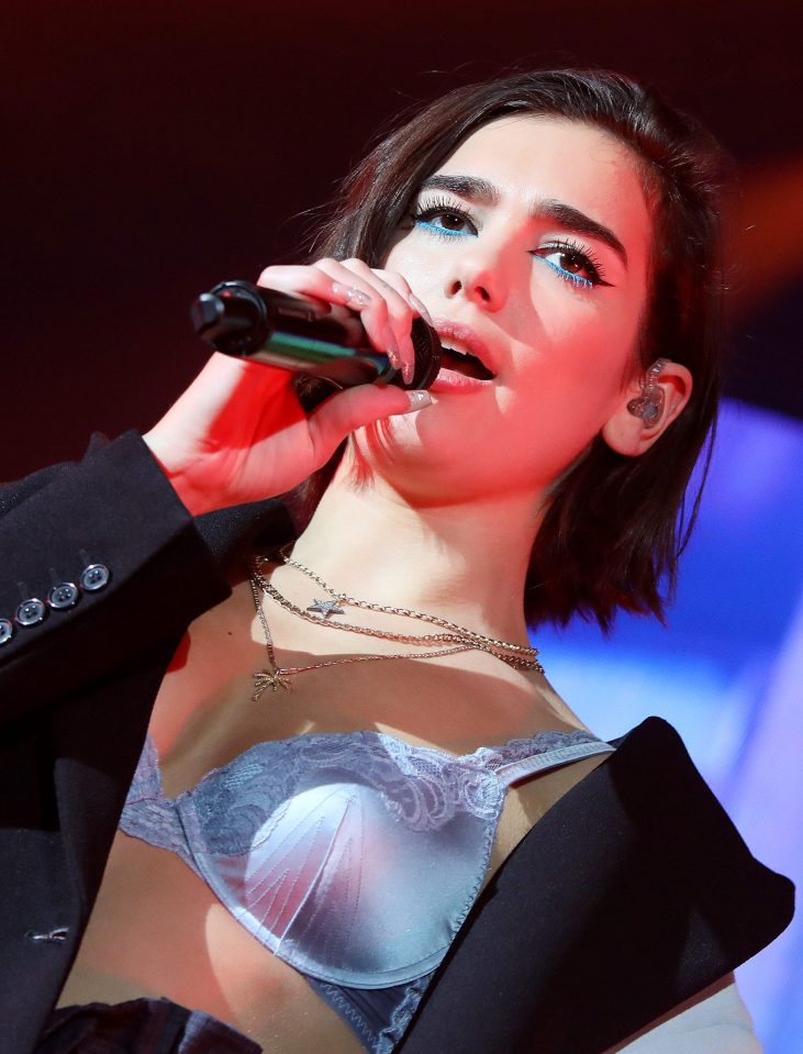  Dua Lipa leaves little to the imagination during Sweden gig