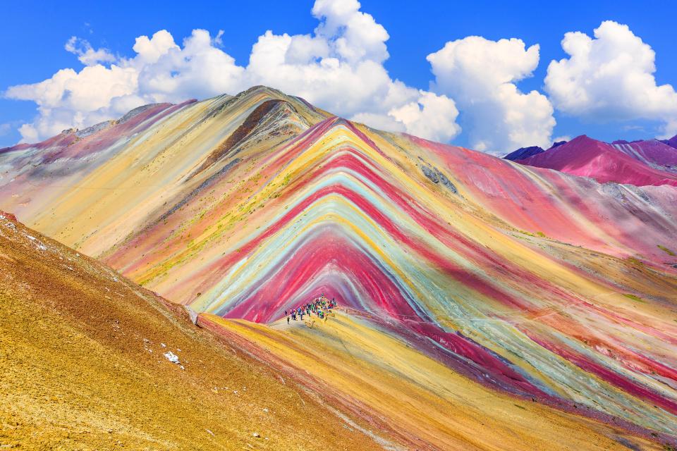 Montana de Siete Colores or 'Rainbow Mountain' in the Cusco Region of Peru