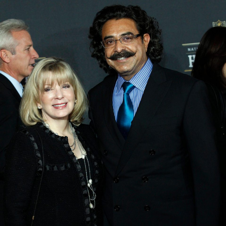  Jacksonville Jaguars owner Shahid Khan and his wife Ann