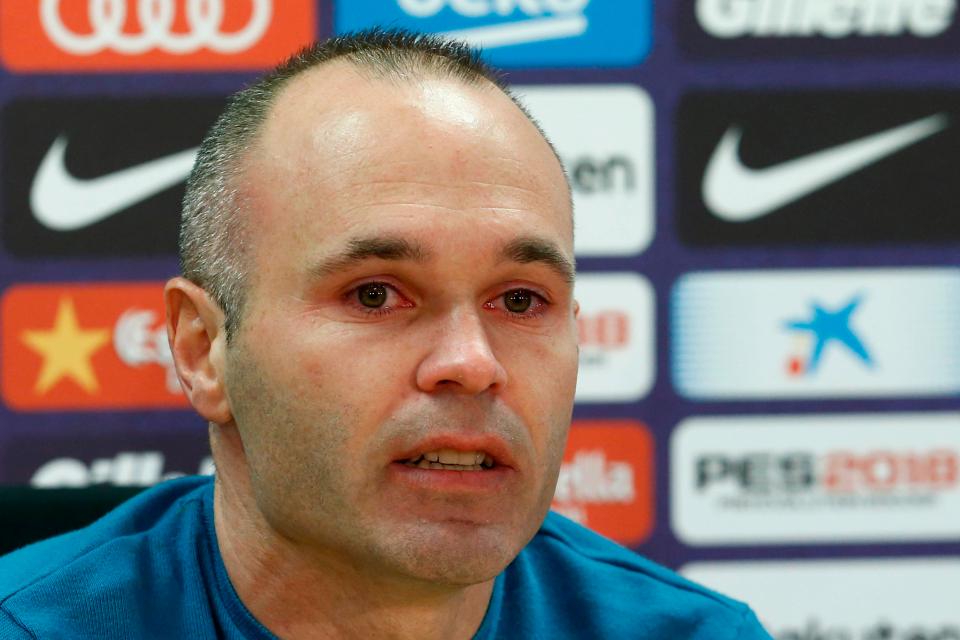 Andres Iniesta leaves Barcelona after 22 years with a heavy heart