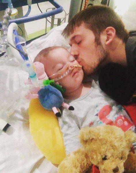  Tributes have poured for little Alfie Evans, pictured with his doting dad Tom