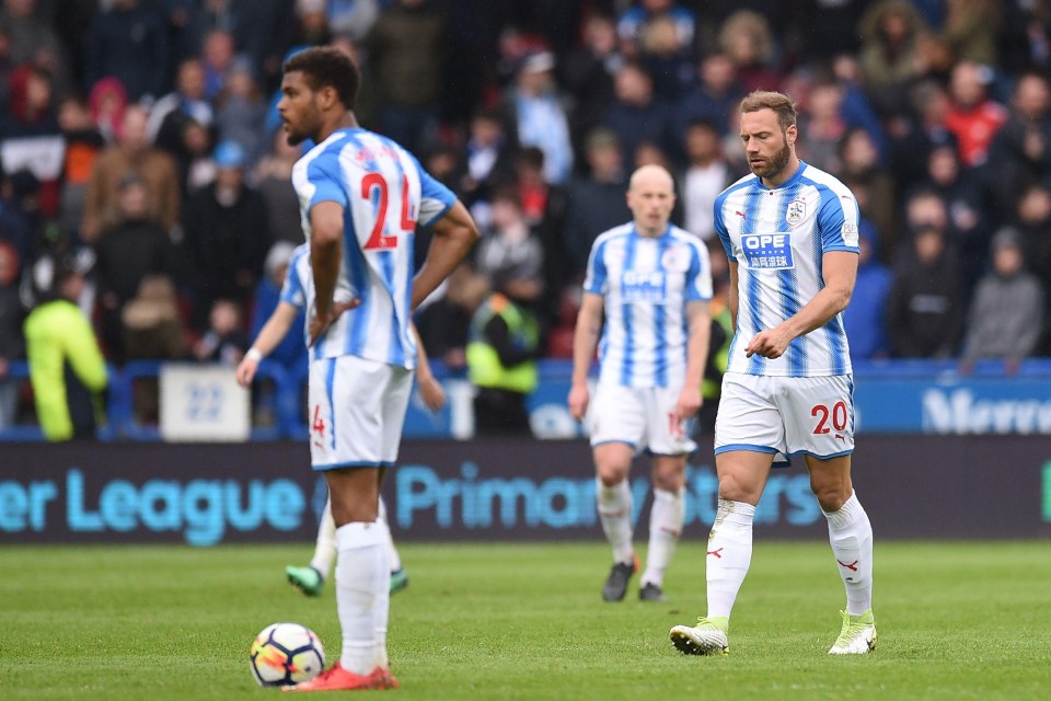 Huddersfield have a horrible-looking run-in and could face the drop