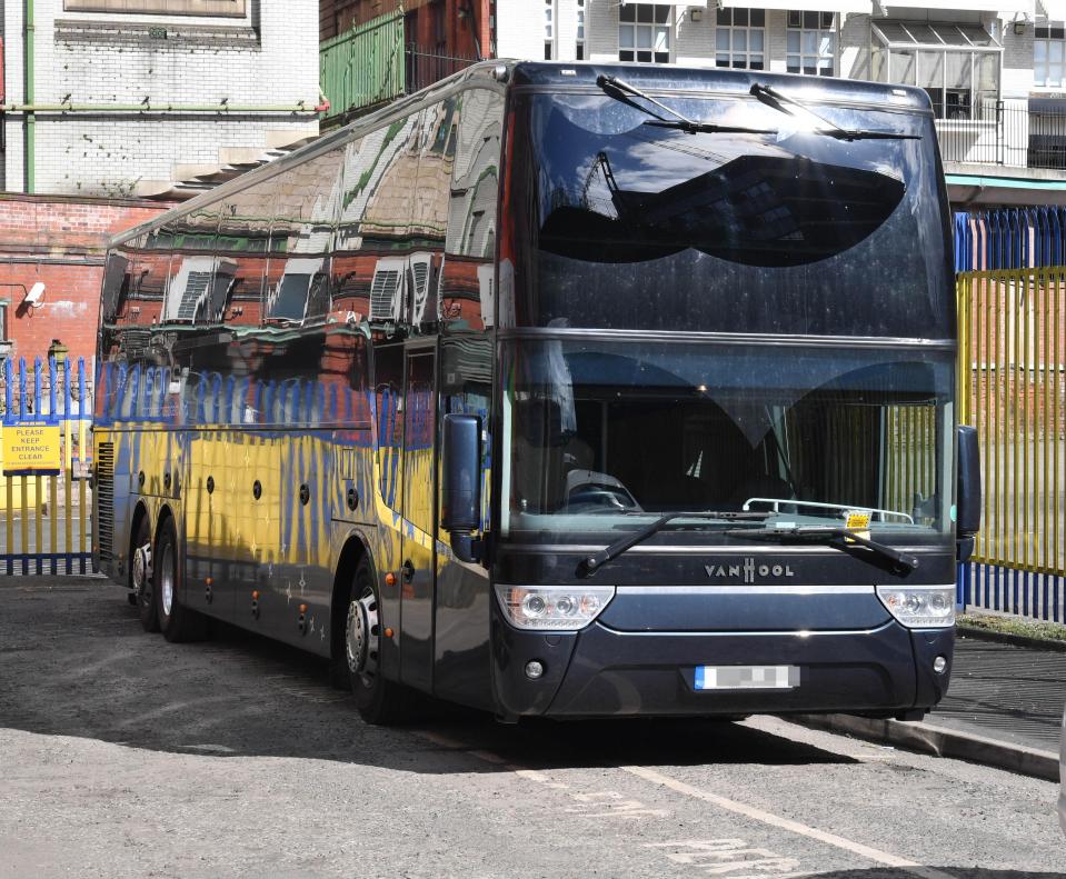 Arsenal's team bus was slapped with a parking fine ahead of their Man United game