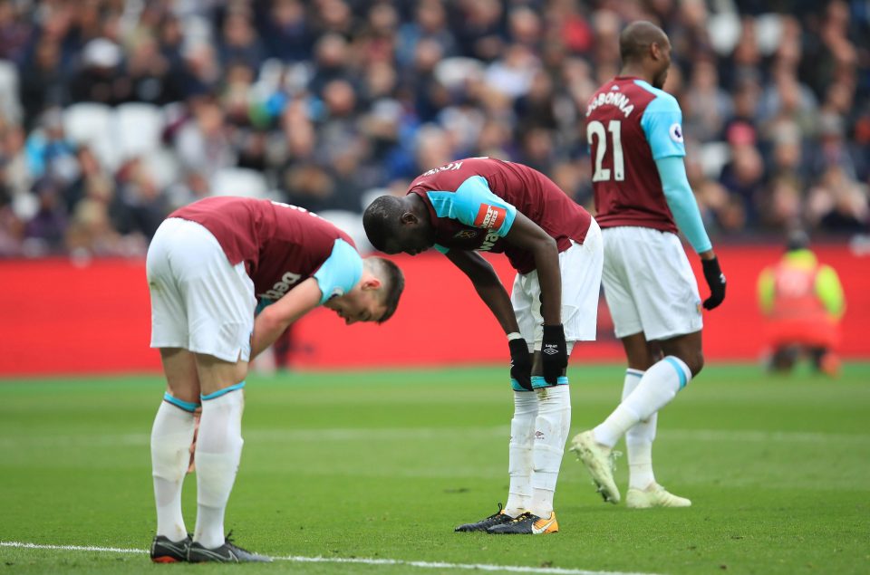 West Ham couldnt believe their bad luck after slipping two goals behind