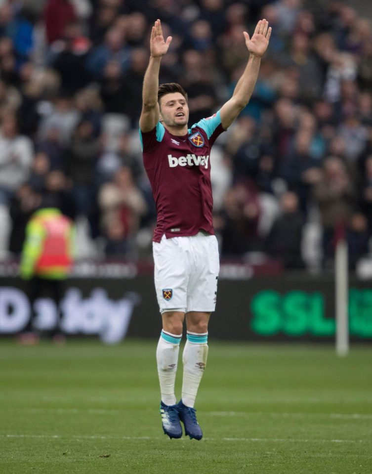 West Ham celebrated after getting back in the game at the London Stadium