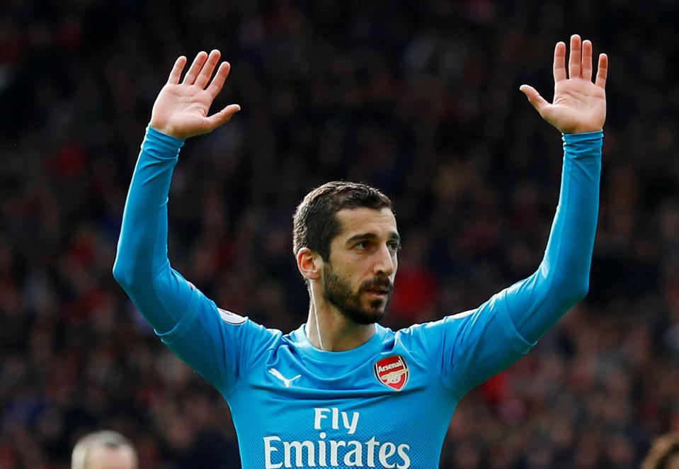  Henrikh Mkhitaryan refused to celebrate his equaliser against Manchester United