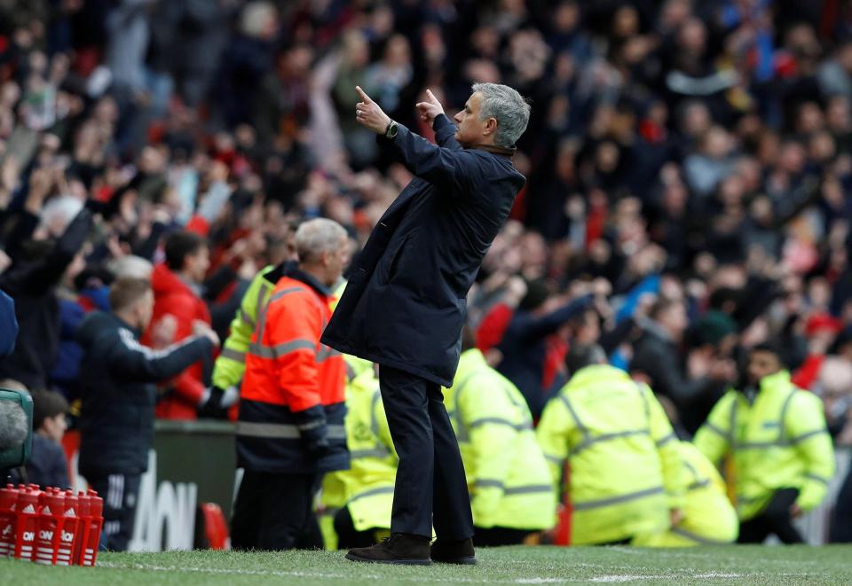 For his opposite number Jose Mourinho, the day couldn't have ended any better