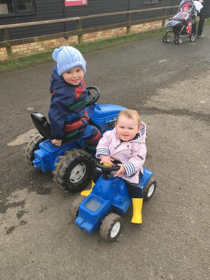 Samantha and Michael were beyond excited to give Michael his little sister Esme