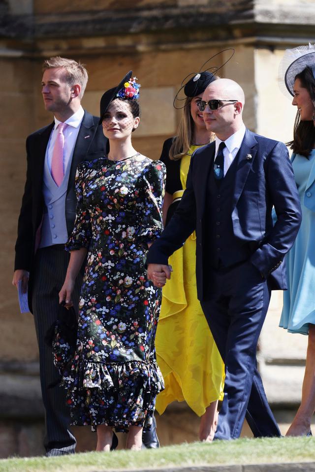  Tom Hardy stole the show when he arrived with a bald head to the Royal Wedding