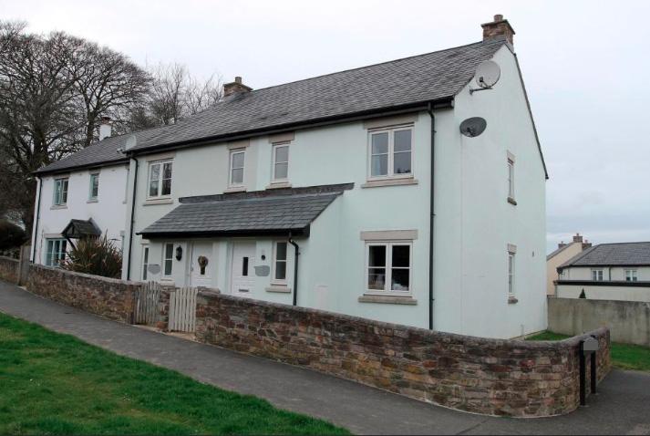  Their three bed semi-detached home in rural Devon