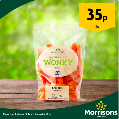  Morrisons wonky veg range is cheap but some customers can't ethically buy the plastic wrapped vegetables