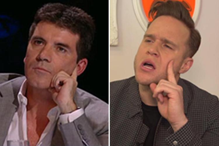  Olly picks up the gauntlet and gives Dan his best Simon Cowell impression