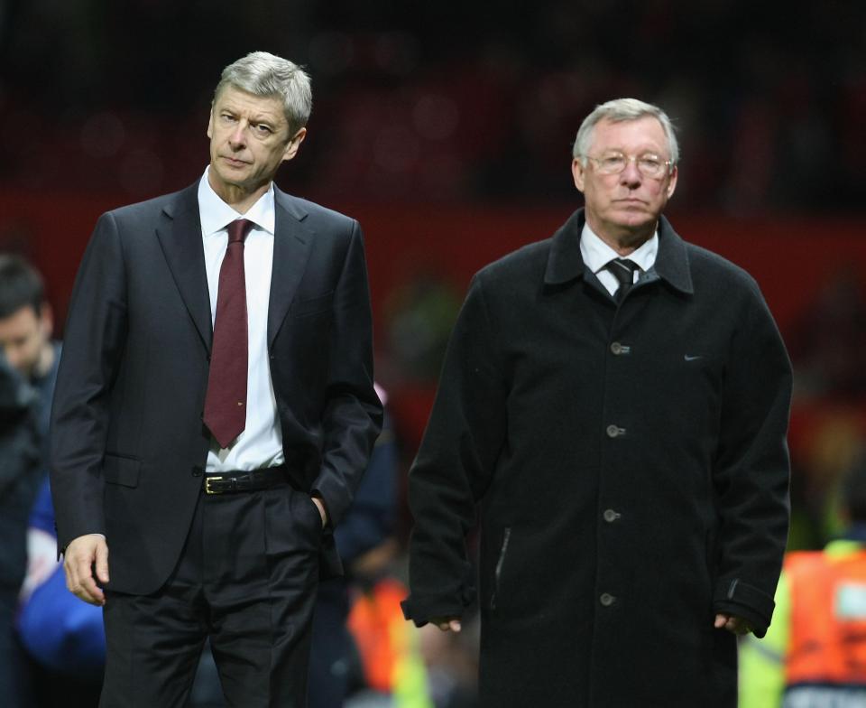  Ferguson Vs Wenger: The Feud: this revealing documentary charts the intense rivalry between the fierce Sir Alex Ferguson (right) and the – usually – more reserved Arsene Wenger (left)