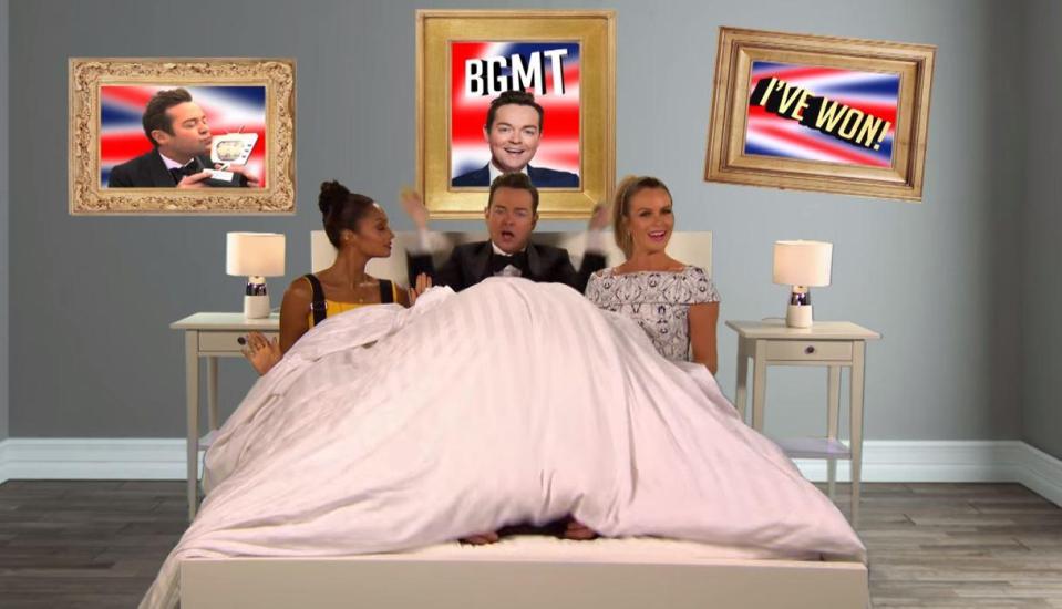  Stephen is joined by the Britain's Got Talent judges in the funny video