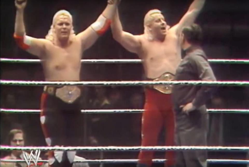  Along with his stage brother, Jimmy, he was twice WWF Tag Team champion