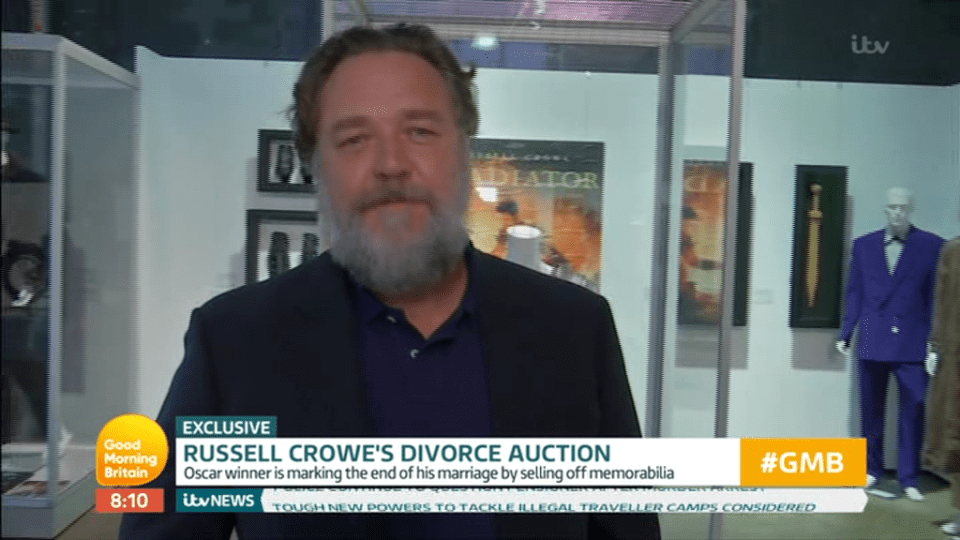  Russell's interview on Good Morning Britain was described as 'painful'