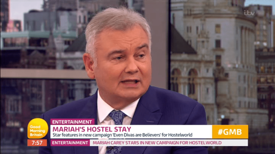  Eamonn Holmes slammed 'diva' Mariah Carey on today's Good Morning Britain