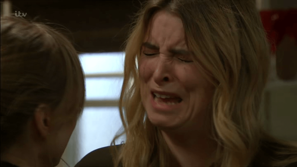 Charity Dingle tearfully revealed a police officer raped and beat her when she was a teenager on tonight's Emmerdale 