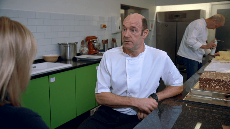 Paul Courtney baked two wedding cakes for Kate and William