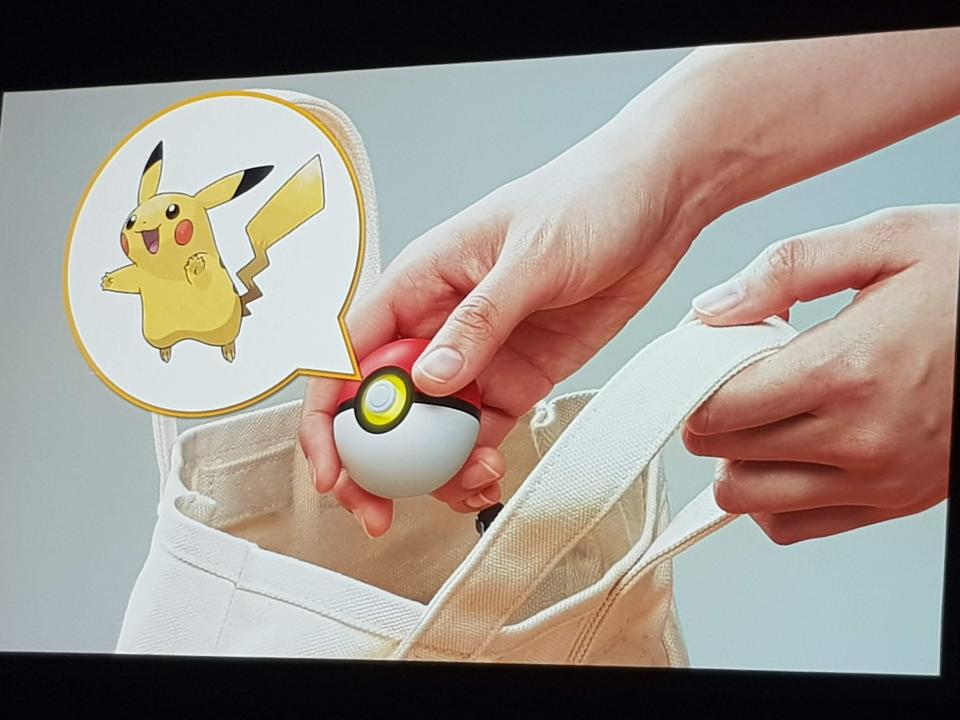  The Pokeball plus controller will be released alongside the games and give bonuses when carried around by players