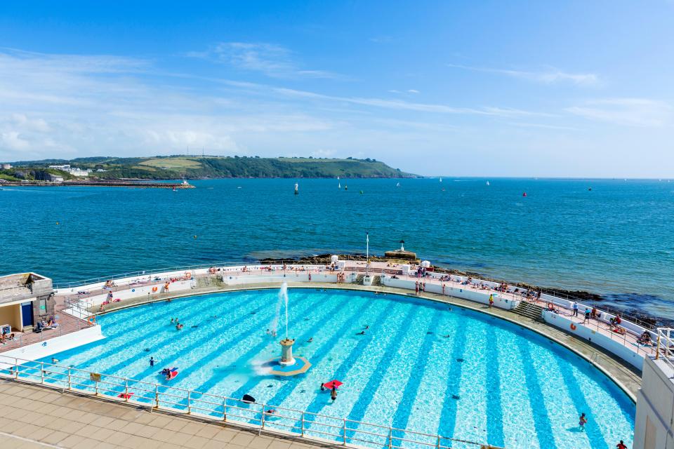 Tinside Lido in Plymouth bears a resemblance to the famous Icebergs Pool at Sydney's Bondi Beach