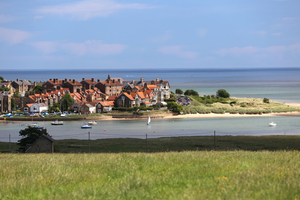  A view of the sea in Alnmouth