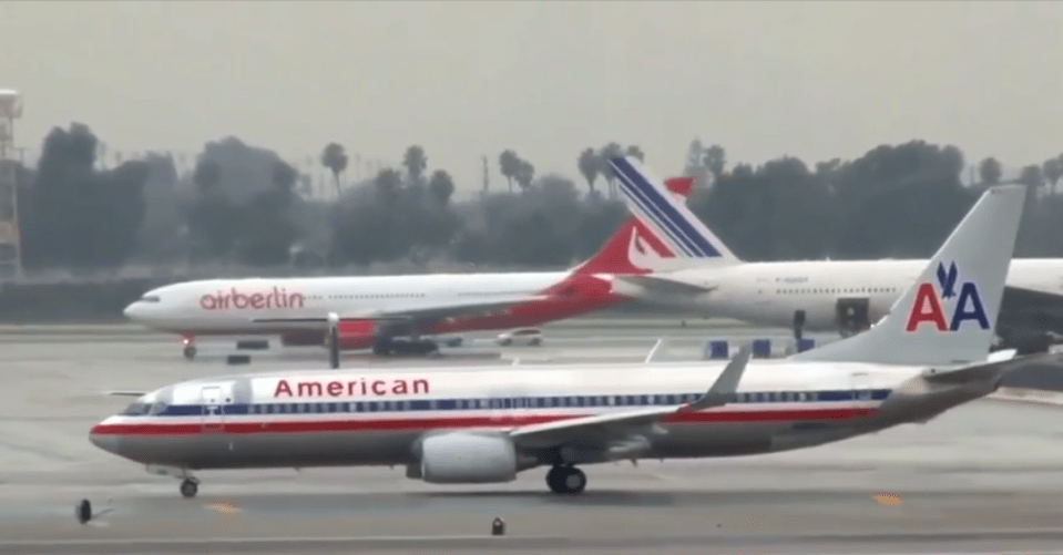 American Airlines have reportedly been investigating the mum's claims 