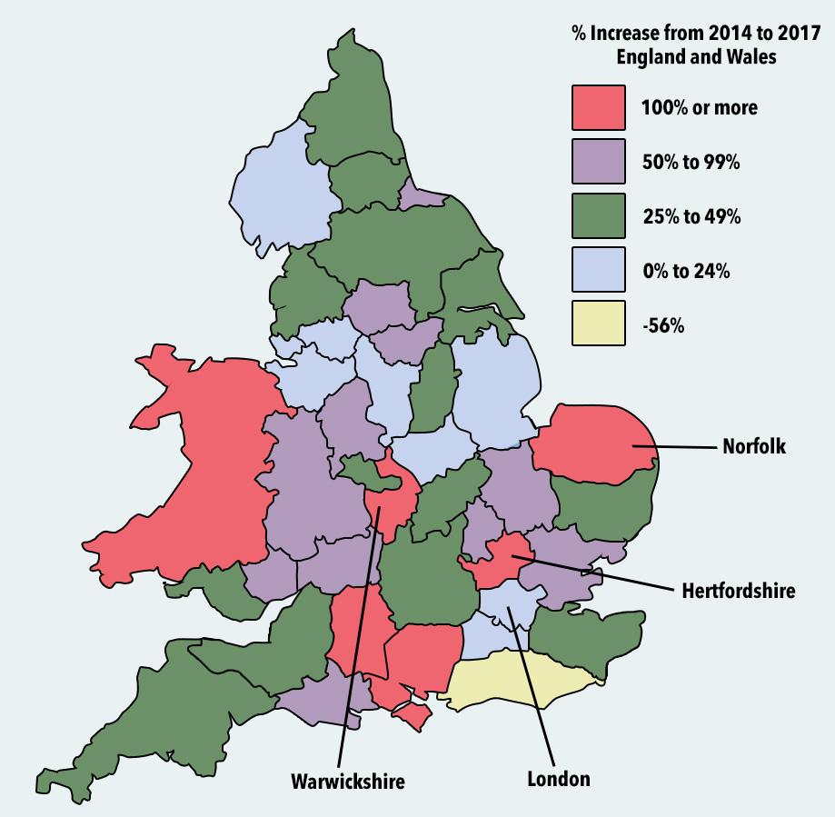  Shocking figures reveal Britain's knife epidemic has spread to the Home Counties