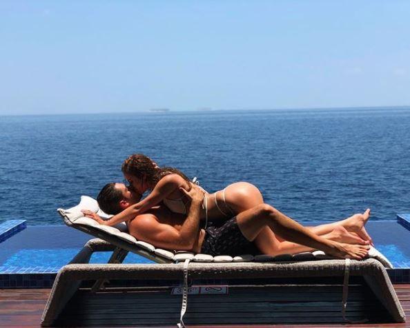  The pair have been on several romantic breaks together and couldn't resist posting a number of loved up pictures