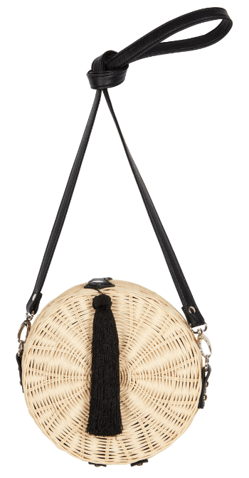  This circular straw bag is bang-on trend for summer