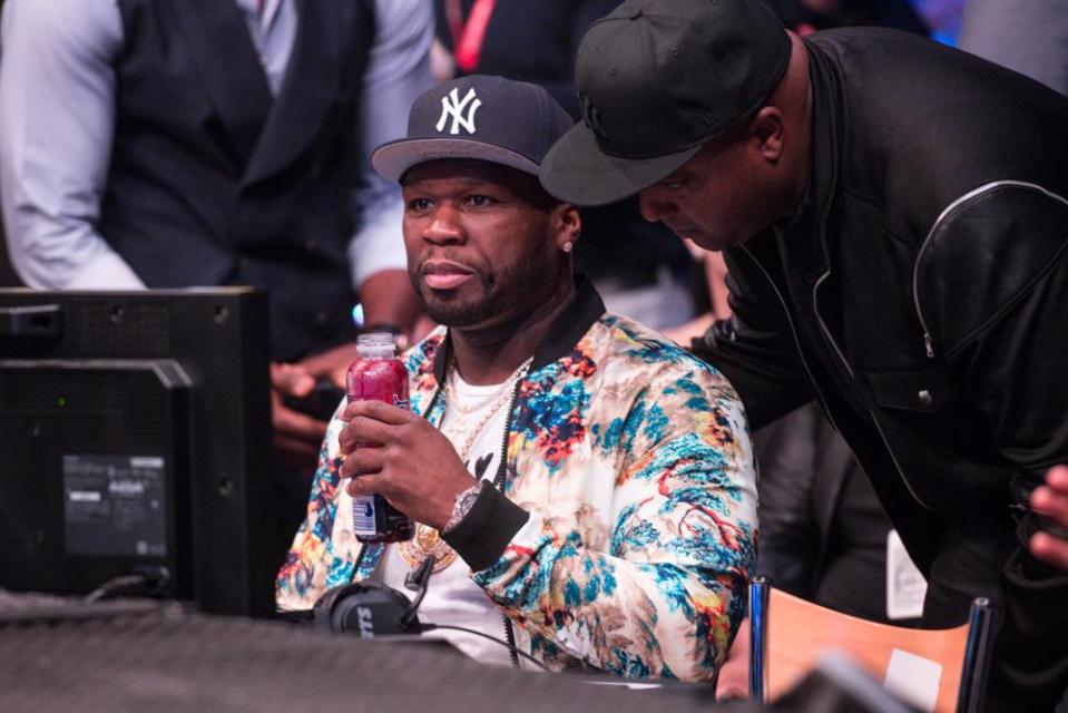  Rapper 50 Cent made his appearance at the SSE Wembley Arena