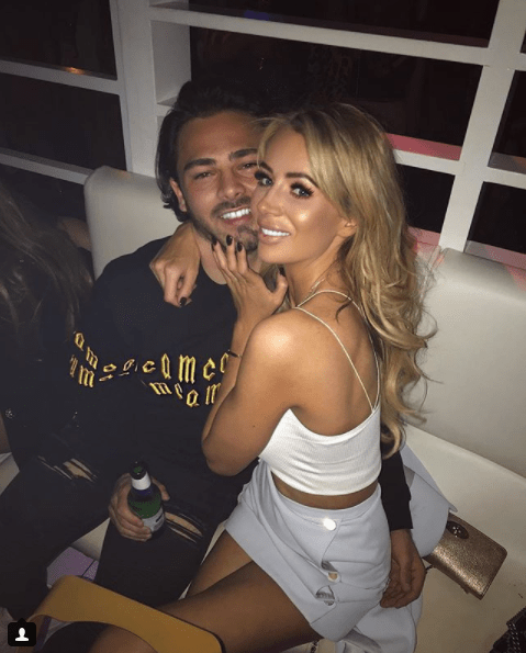 Bradley Dack shared this snap of him and Olivia and said they've 'been through a lot' in their relationship