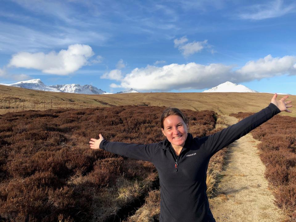  Helen at Goatfell, the highest point in Arran