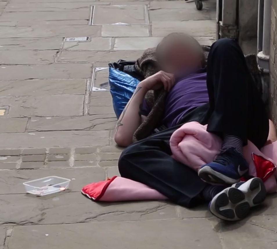  One man sleeps rough in Windsor ahead of the Royal Wedding