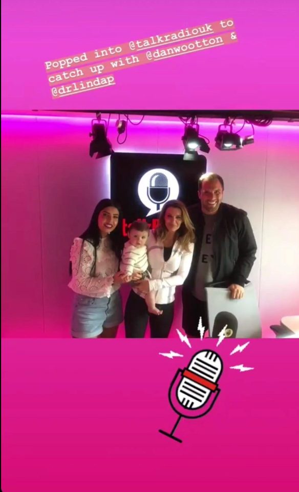  Cara appeared on talkRADIO yesterday