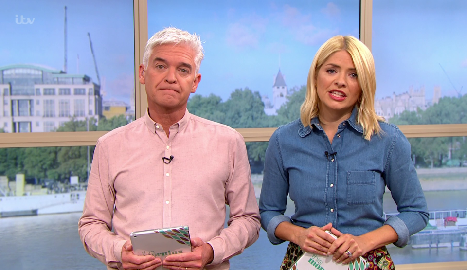  Phillip Schofield and Holly Willoughby sent their love to Barbara and spoke to her down the cameras