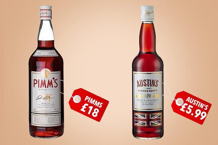  At 21.9 per cent alcohol against Pimm’s 25 per cent, the tipple from Aldi is less alcoholic