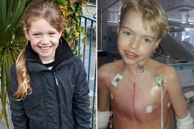 Max Johnson, nine, was saved when he received Keira Bell's heart