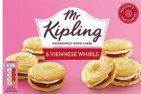  Iceland is selling Mr Kipling Viennes Whirles as part of its Royal afternoon tea meal deal