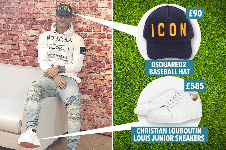  Raheem Sterling makes a statement with his Dsquared2 cap