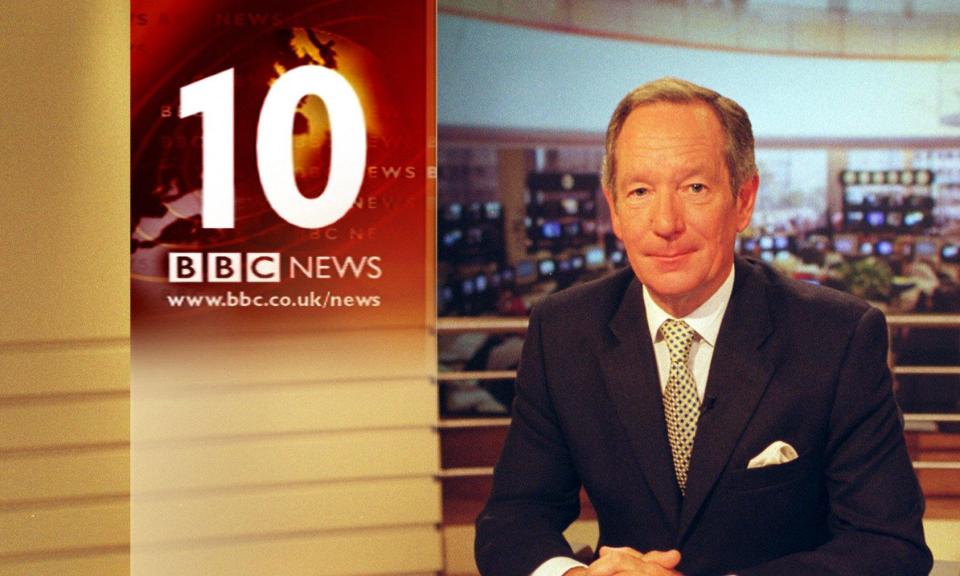  Michael Buerk is a veteran BBC newsreader