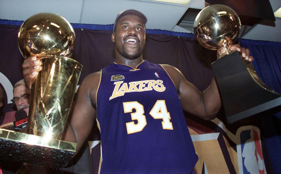 NBA legend Shaquille O'Neal won four titles during his illustrious career, while at the Los Angeles Lakers