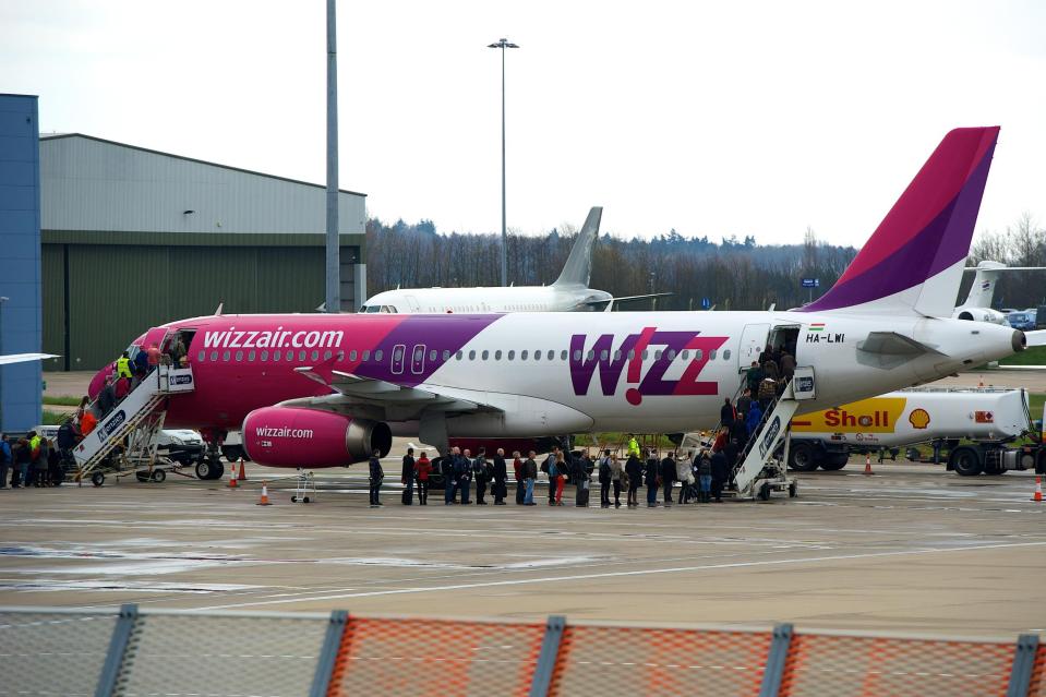  Wizz Air has copied Ryanair by beginning to charge passengers to take large hand luggage into the cabin