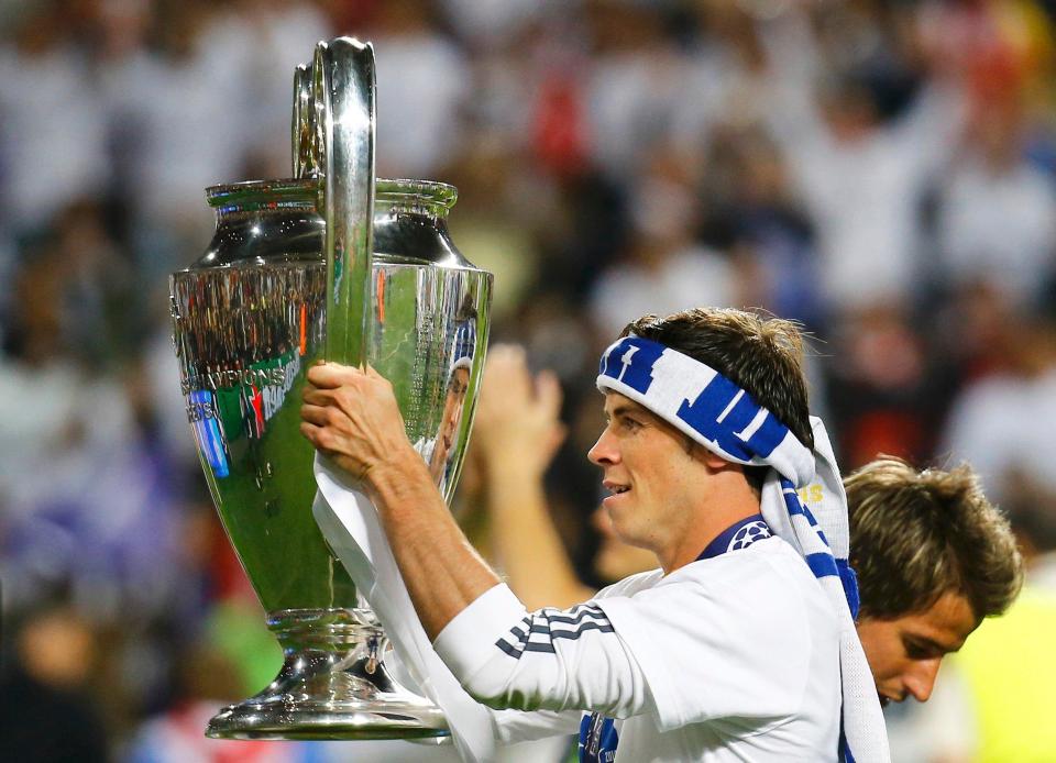  2014... Gareth Bale won the Champions League in his first season at Real Madrid